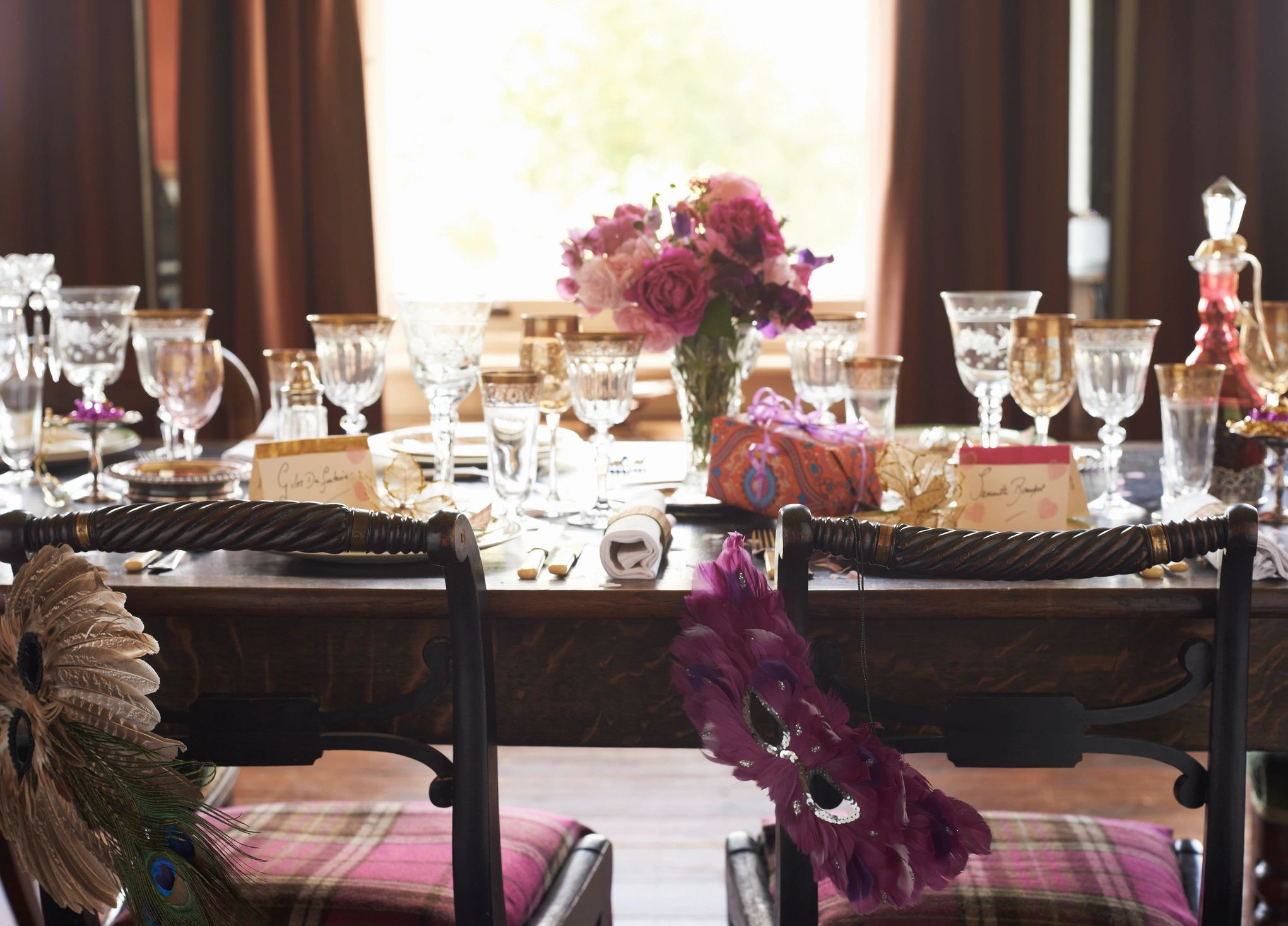 Sophisticated dessert table styling for a birthday